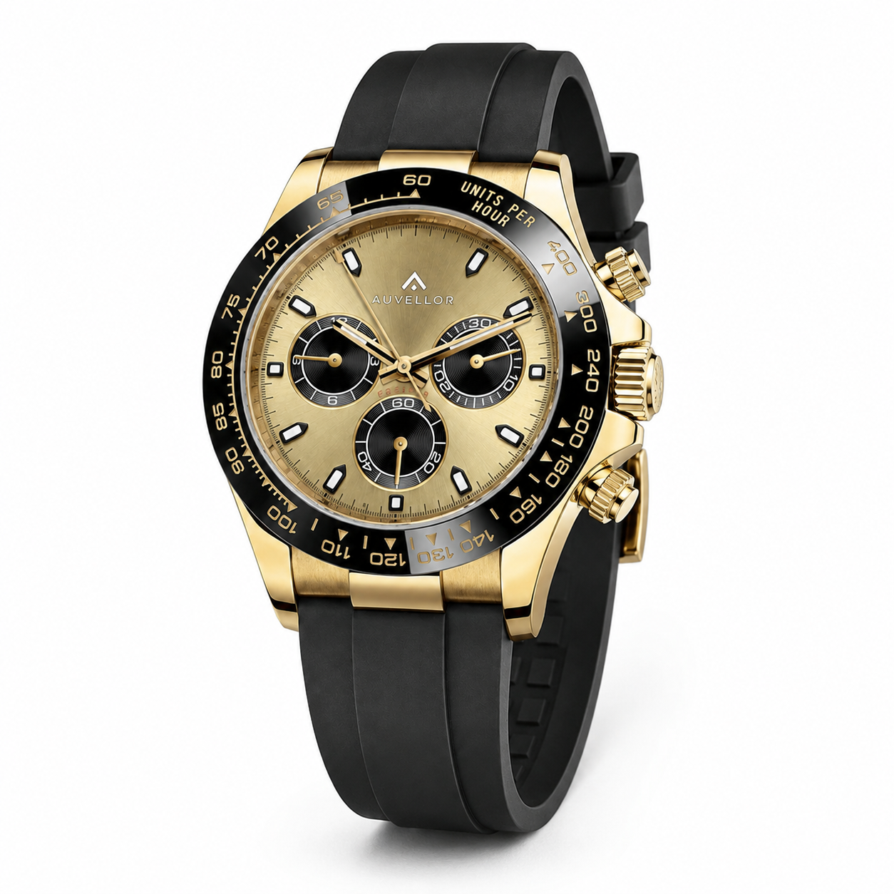 Auvellor Velcrion – Champagne Gold Dial