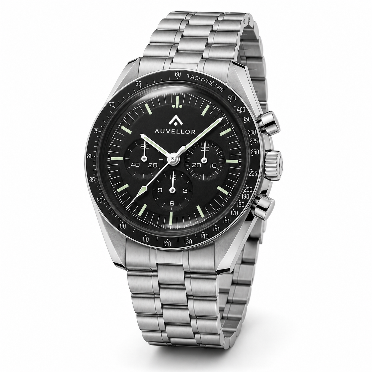 Auvellor Caldran – Black Multi-Register Dial
