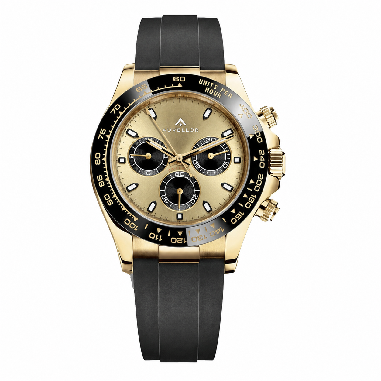 Auvellor Velcrion – Champagne Gold Dial