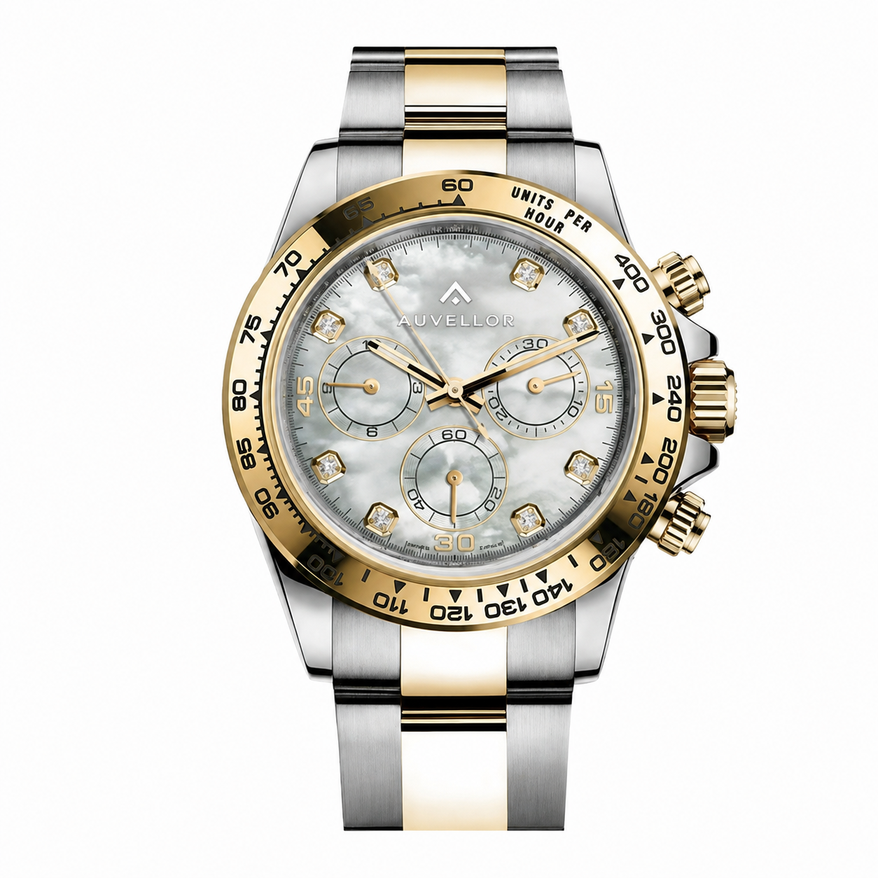 Auvellor Lustraven – Pearlescent White Dial